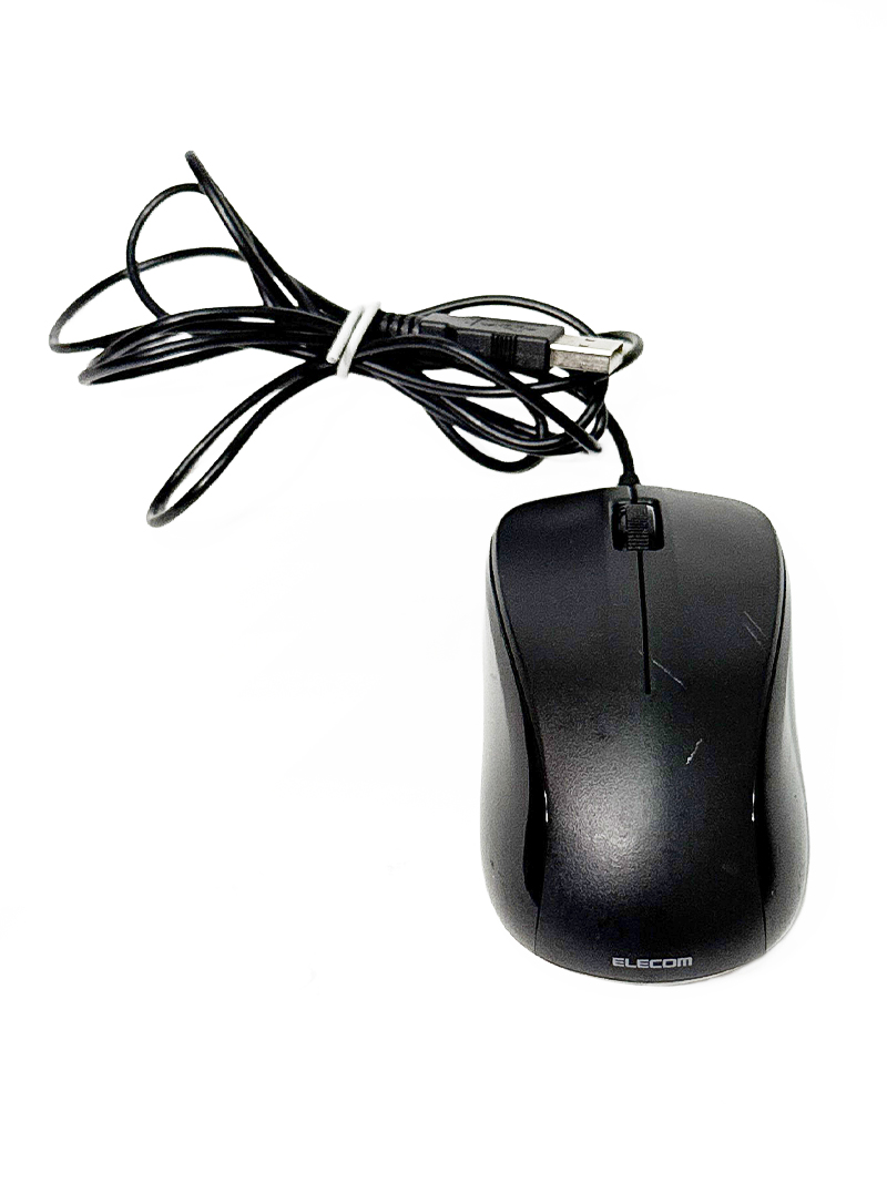 エレコム USB光学式マウス Mサイズ Chromebook 対応認定を取得 M-K6URBK/RS 動作品