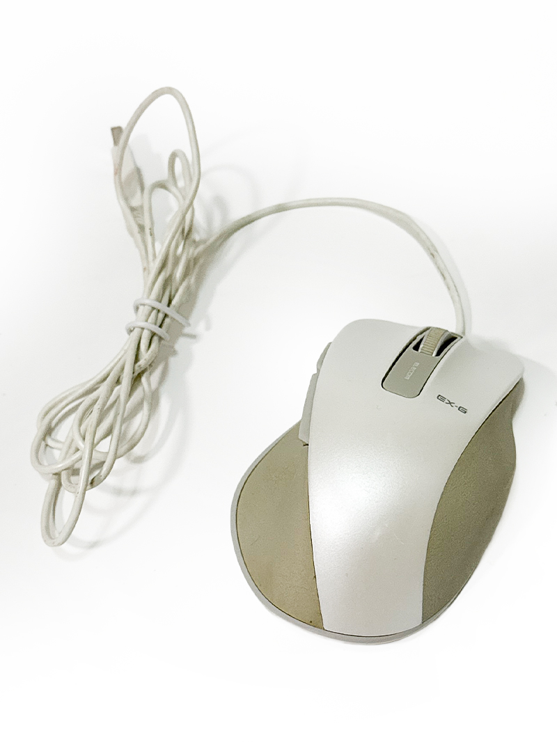 エレコム EX-G 有線BlueLEDマウス Mサイズ M-XGM10UBWH Chromebook対応認定商品 5ボタン
