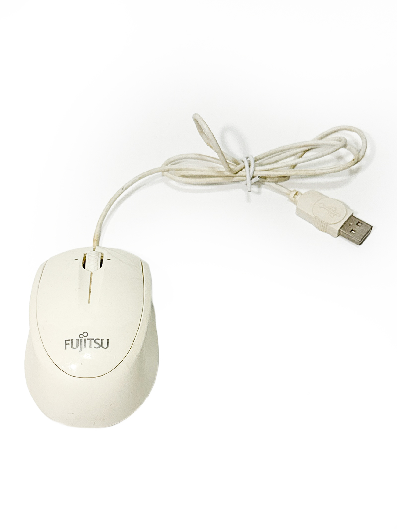 富士通 FUJITSU 有線 マウス 有線光学式マウス FMV-MO314 スクロール含めた3ボタン 動作品