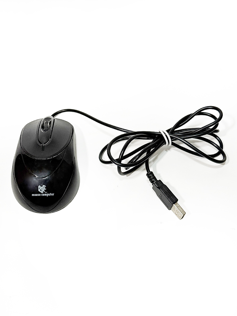 マウスコンピューター　USB 有線 マウス 3ボタン M810PU ブラック 黒 動作品