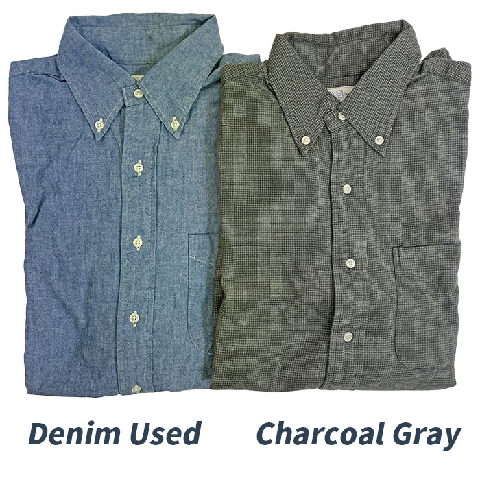 【美品】orslow オアスロウ スタンダード ボタンダウンシャツ シャンブレー orslow オアスロウ CHAMBRAY STANDARD BUTTON DOWN SHIRT