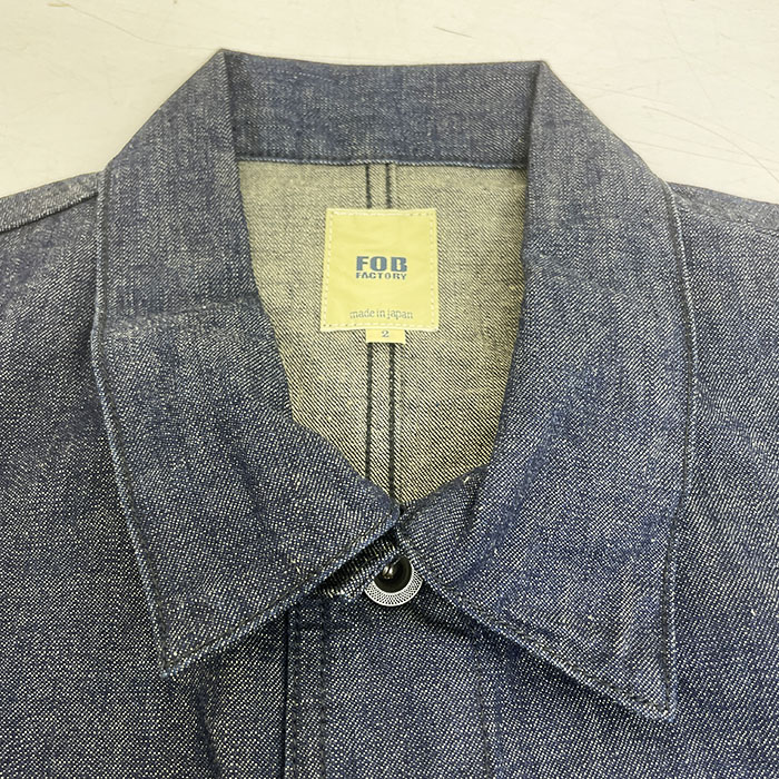FOB FACTORY F238 エフオービー デニム カバーオール M F.O.B FACTORY（エフオービー ファクトリー） カバーオール - ZABOU
