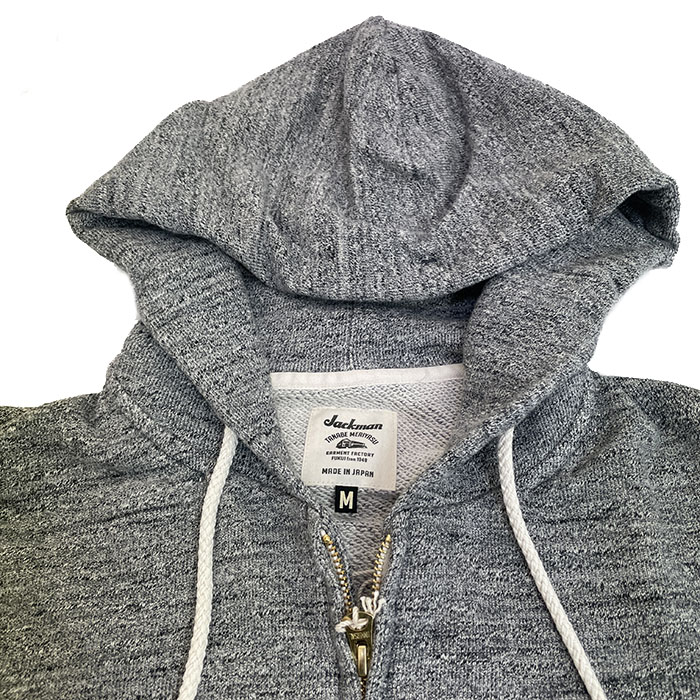 Jackman ジャックマン JM7293 GG Sweat Parka GGスウェットパーカー