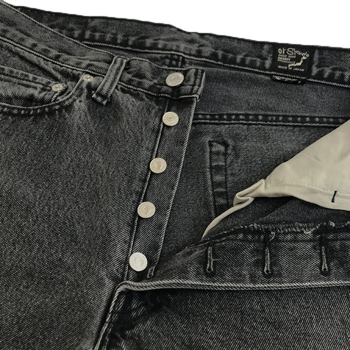 orslow オアスロウ 01-1050W-D61S 90s 5POCKET ブラックデニム