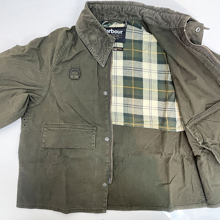 BARBOUR Barbour バブアー SPEY スペイショート丈 ダックコットン