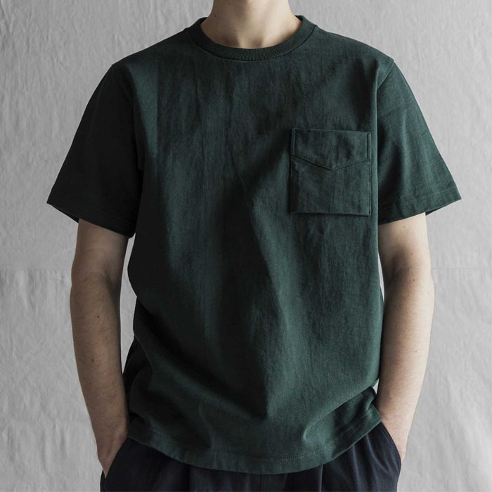 トップス Jackman Dotsume Pocket T-shirt XXL MOSS ジャックマン Jackman JM5445 Dotsume Pocket T-Shirt ドツメポケットT