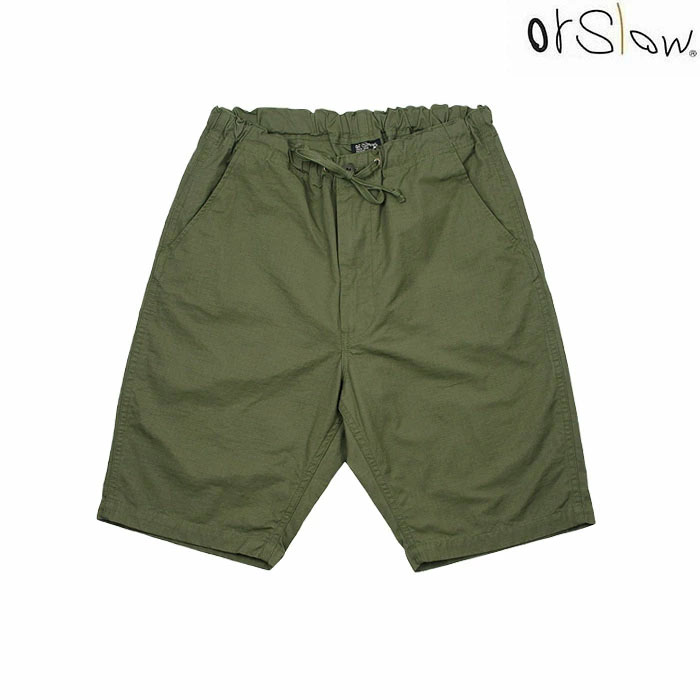 週末セール中❗️美品 orslow オアスロウ ショーツ サイズ2 カーキ orSlow オアスロウ NEW YORKER SHORTS ニューヨーカー ショーツ
