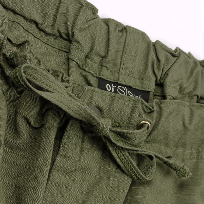 週末セール中❗️美品 orslow オアスロウ ショーツ サイズ2 カーキ orSlow オアスロウ NEW YORKER SHORTS ニューヨーカー ショーツ
