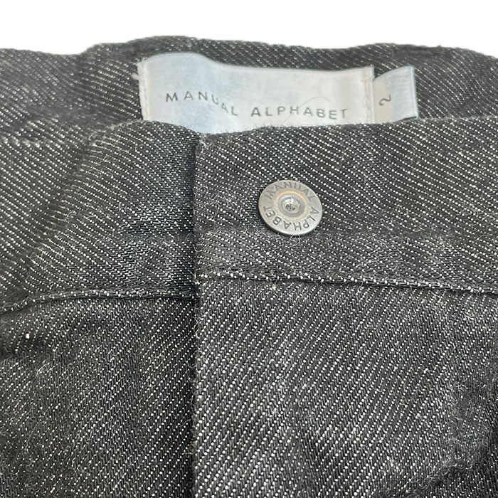 MANUAL ALPHABET マニュアルアルファベット MA-P-303 DENIM SEMI