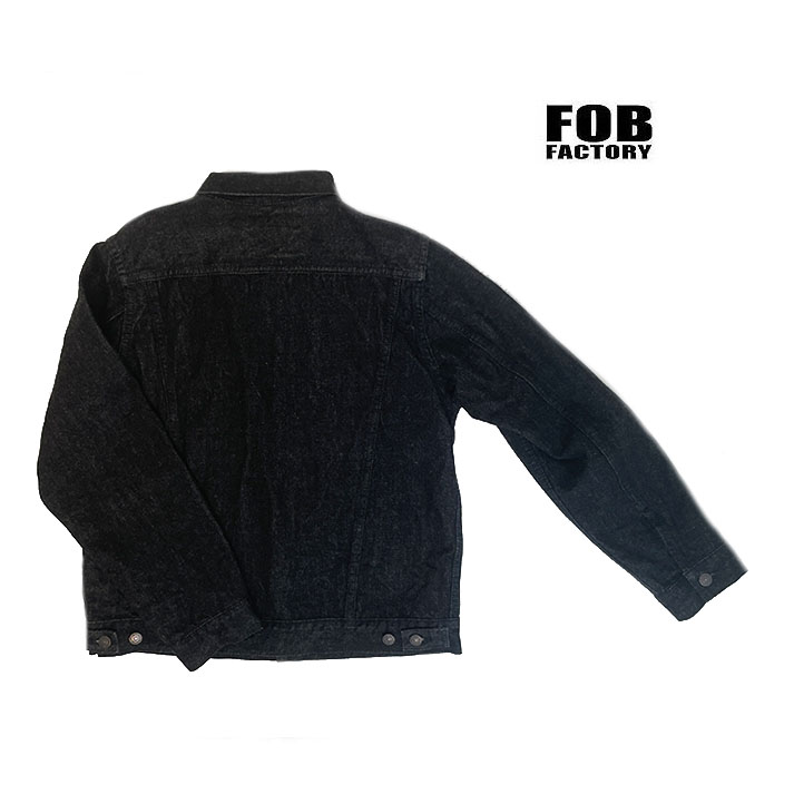 FOB FACTORY　Gジャン V字状の切り替えが特徴的な3rdジャケット】F.O.B factory(エフ