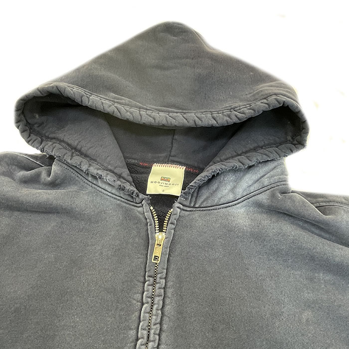 MoojiMooji ムージームージー Oversized Zip Up Hoodie Aged