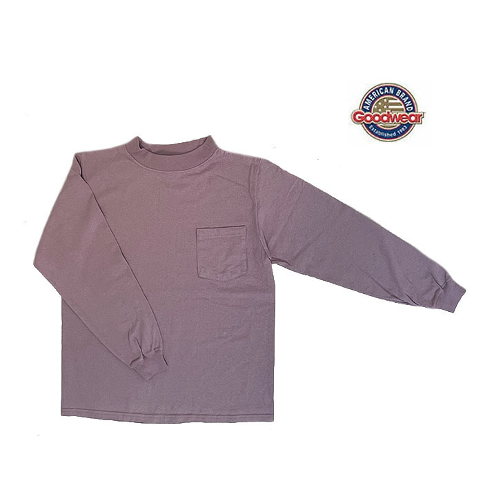 GOODWEAR グッドウエア USA製 アメリカ製 日本別注 モックネックT MOCK