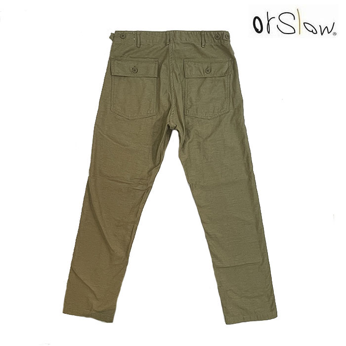 orslow オアスロウ US ARMY SLIMFIT FATIGUE PANTS スリムフィット