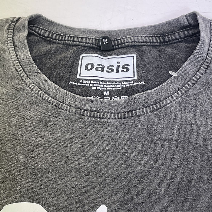 ROCK OFF ロックオフ OASIS オアシス Logo Splat Tee オアシス