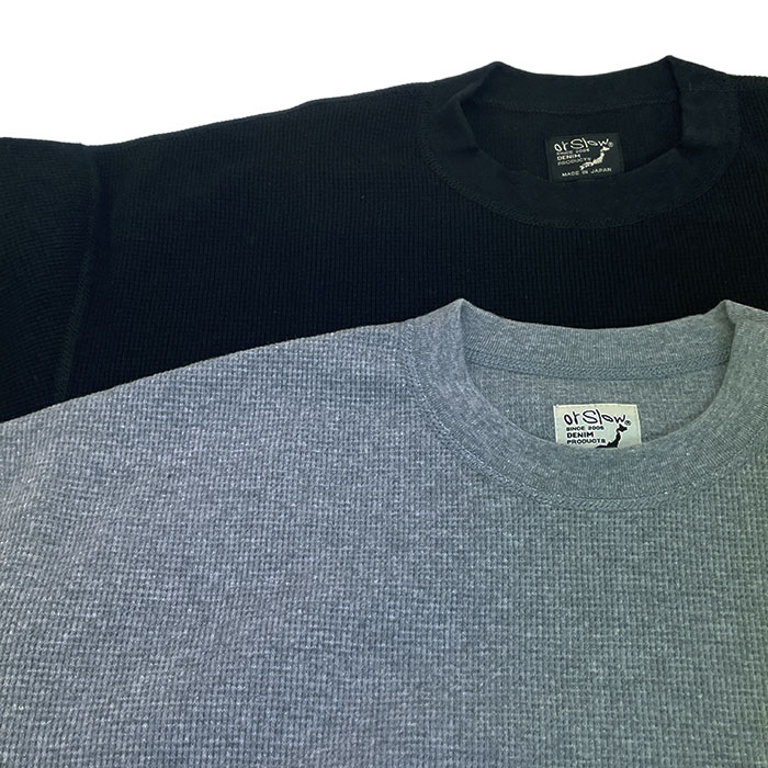 orSlow オアスロウ ワッフルTシャツ Waffle T-shirt UNISEX 日本製