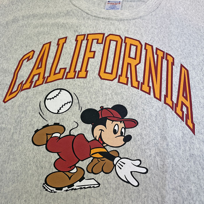 Champion チャンピオン限定Tシャツ ミッキーマウス 国内正規品 C3-D357