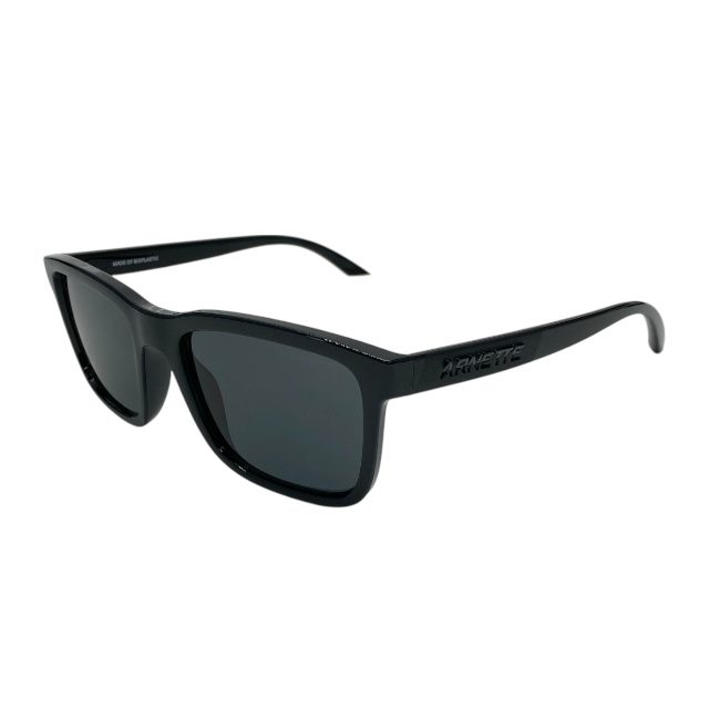 アーネット AN4321 275387 54□19 145 3N サングラス アイウェア フルリム スクエアフレーム ロゴ ブラック グレー Arnette