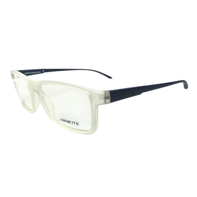 アーネット AN7216 2755 54□15 140 眼鏡 メガネ アイウェア フルリム スクエアフレーム 軽量 ホワイト 乳白色 グレー Arnette
