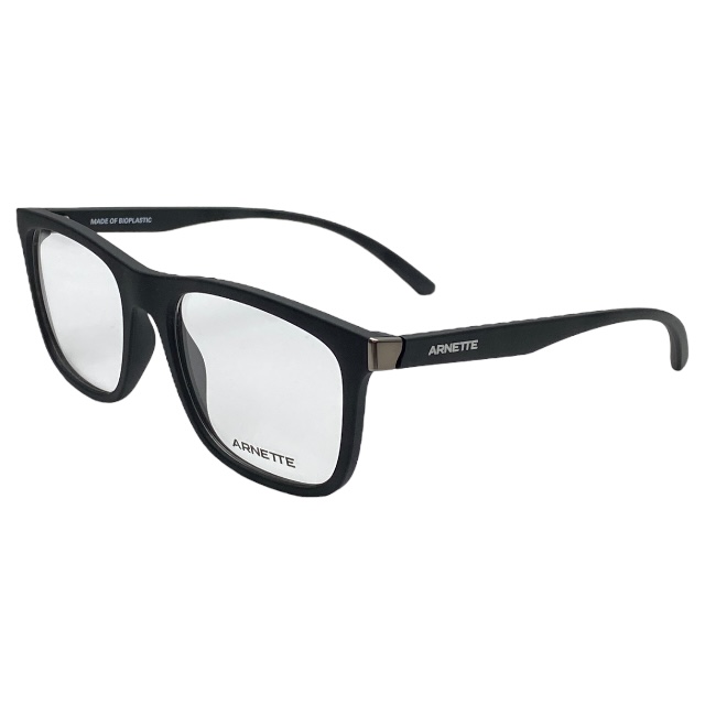 未使用 アーネット AN7224 2758 54□18 140 眼鏡 メガネ アイウェア フルリム アセテート スクエアフレーム 軽量 マット ブラック Arnett