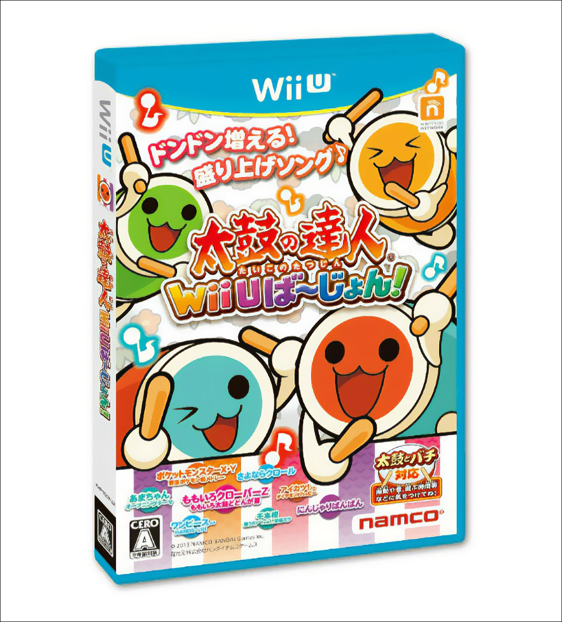 【基本情報】 ■タイトル:太鼓の達人 Wii U ば〜じょん! ■機種:ウィーユーソフト(Wii UGame) ■発売日:2013/11/21 ■メーカー品番:WUP-P-AT5J ■JAN/EAN: