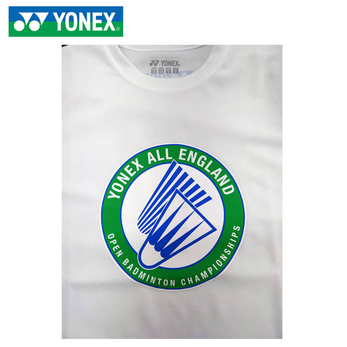 【新品未開封ヨネックス大会記念Tシャツ】③ YONEX YOB20003 ヨネックス全英選手権 2021 大会記念Tシャツ