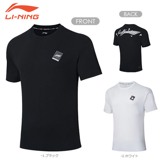 LI-NING AHSR871 トレーニングTシャツ バドミントンウェア(ユニ/メンズ