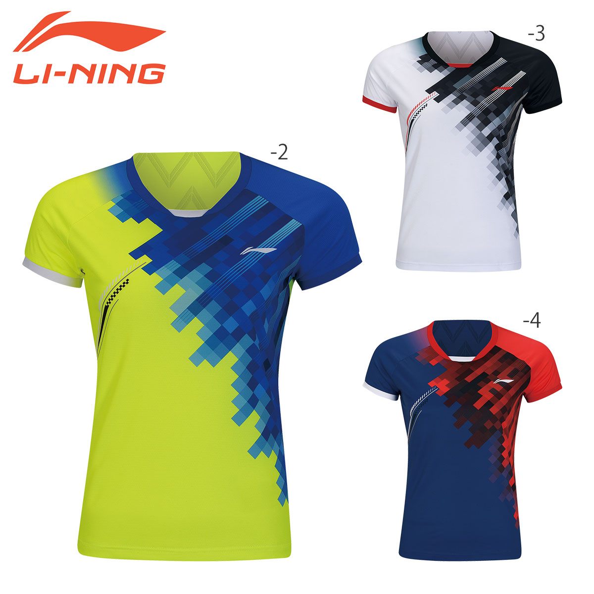 LI-NING APLF112 ゲームシャツ(レディース) バドミントンウェア