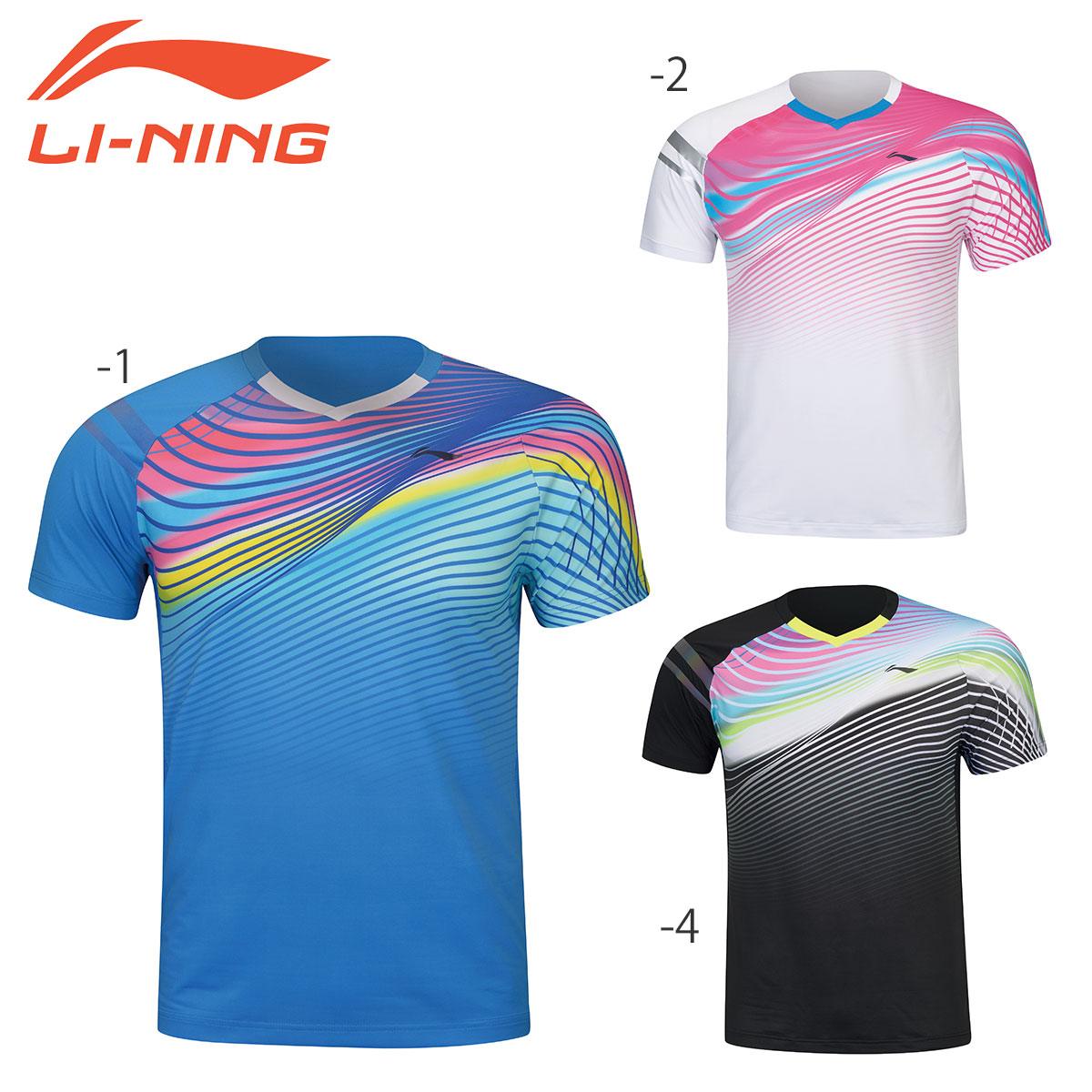 LI-NING AAYS055 ゲームシャツ(ユニ/メンズ) バドミントンウェア