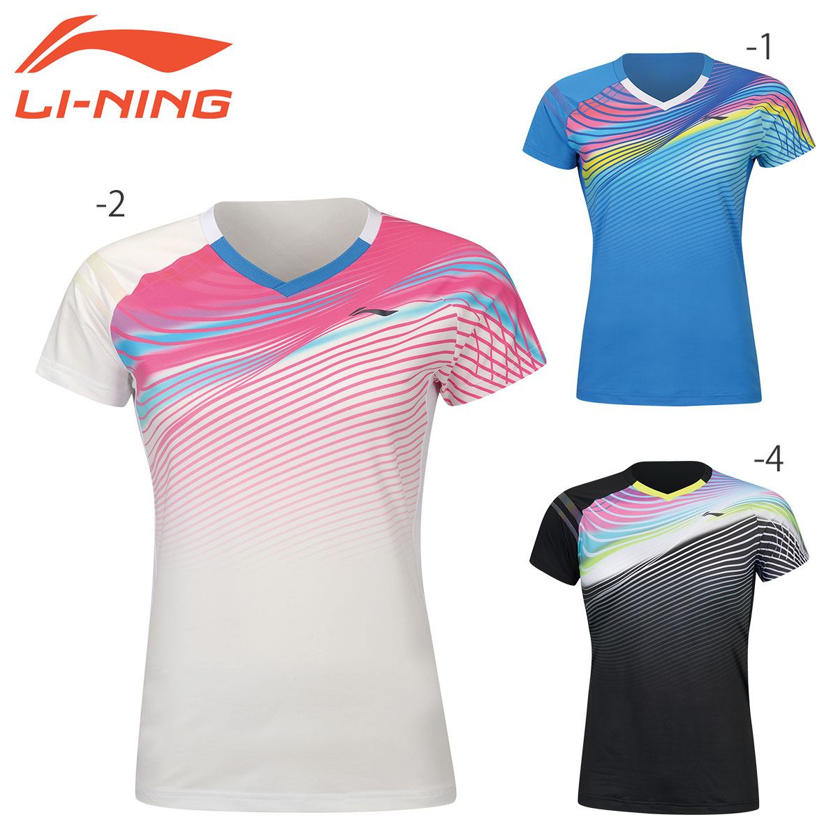 LI-NINGバドミントンウェア Amazon | LI-NING(リーニン) ゲームウェア AAYT056-1 WT 140