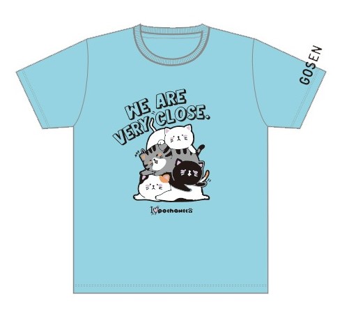 GOSEN NPT45 pochaneco(ぽちゃ猫) 半袖Tシャツ 2022春企画