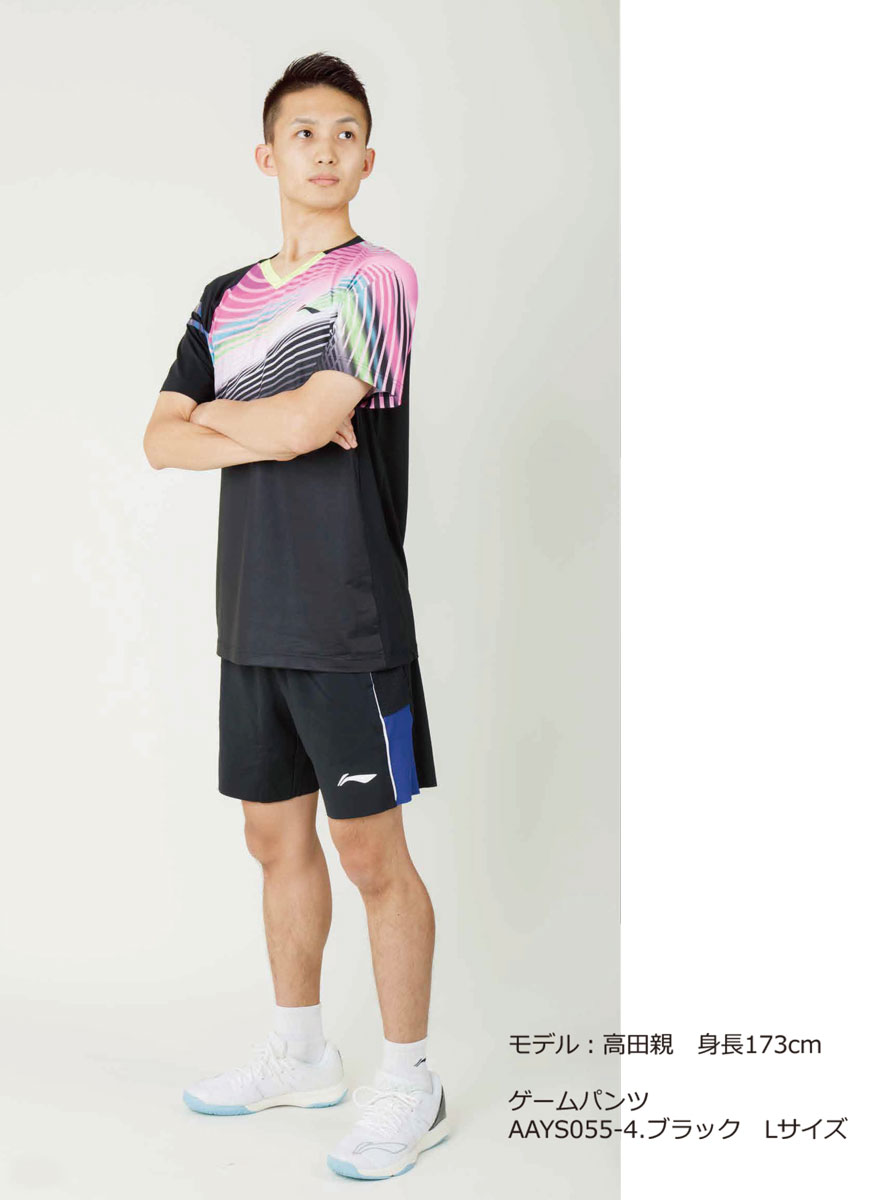 LI-NING AAYS055 ゲームシャツ(ユニ/メンズ) バドミントンウェア