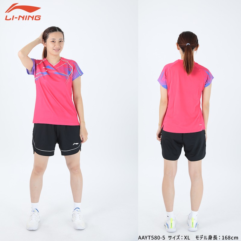 LI-NING AAYT580 ゲームウェア バドミントンウェア(レディース