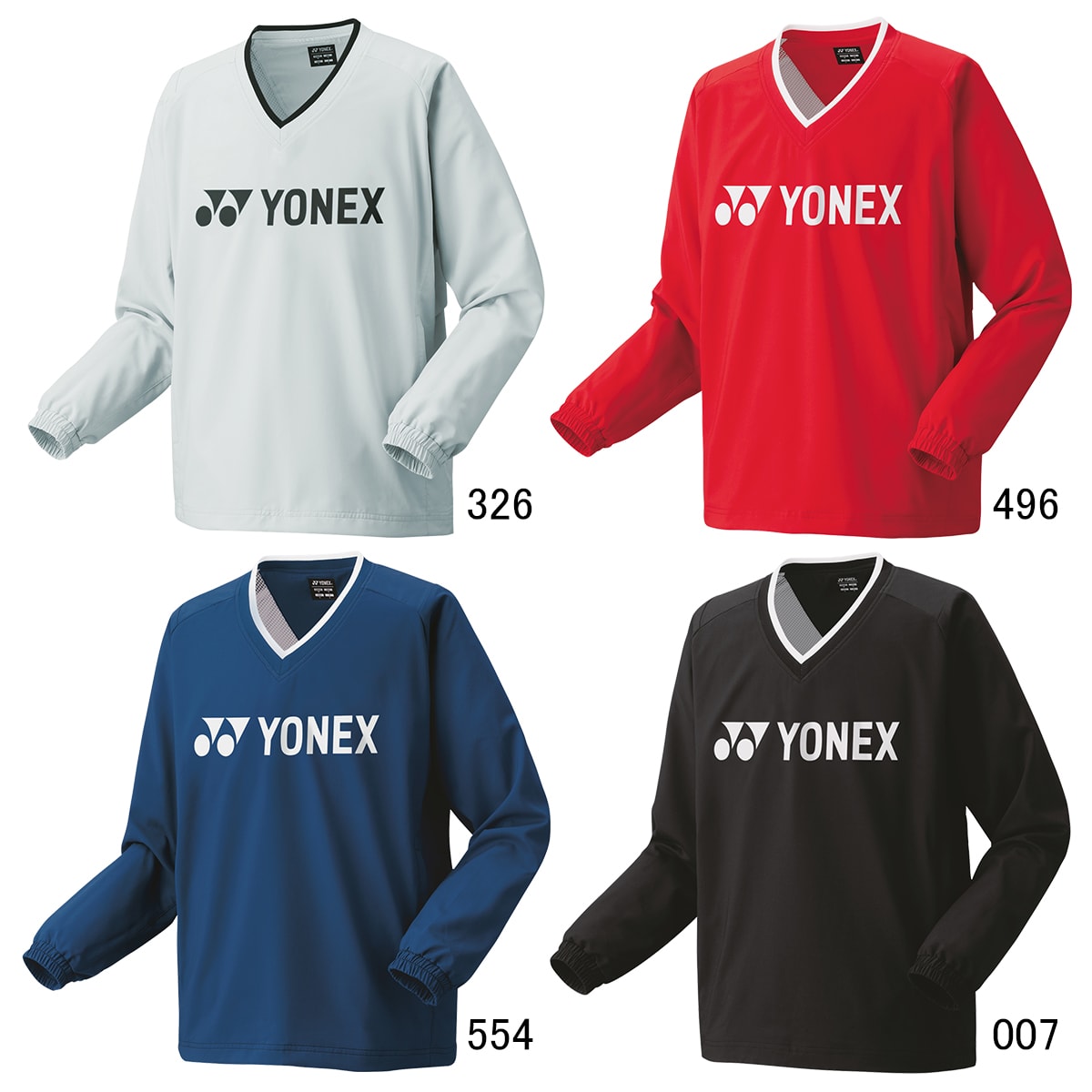 YONEX 32038 ユニ裏地付 Vブレーカー ウェア(ユニ) アパレル