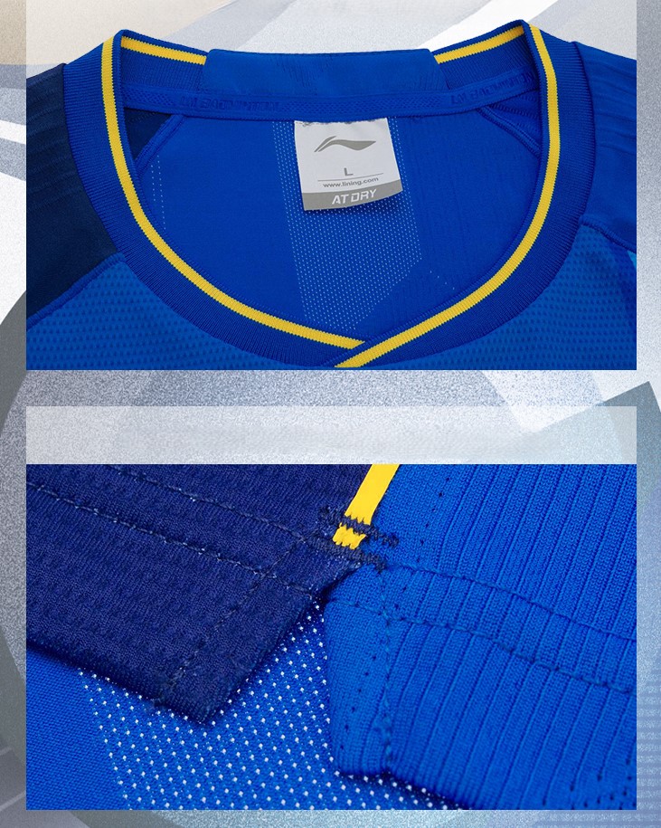 LI-NING AAYR009-1 Lサイズ LI-NING AAYR009 ゲームシャツ バドミントンウェア(ユニ/メンズ