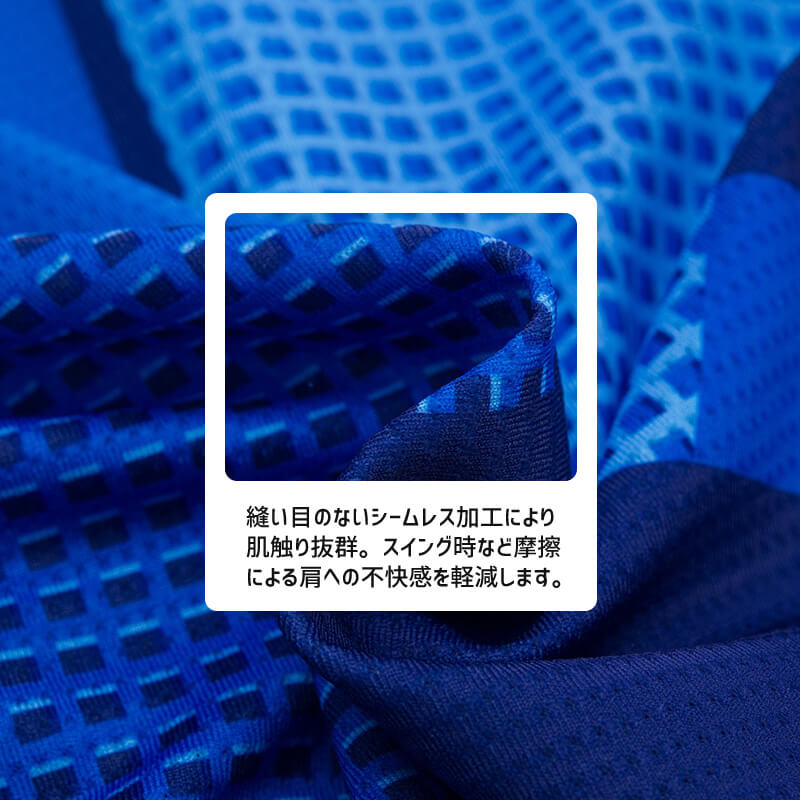 LI-NING AAYR009 ゲームシャツ バドミントンウェア(ユニ/メンズ