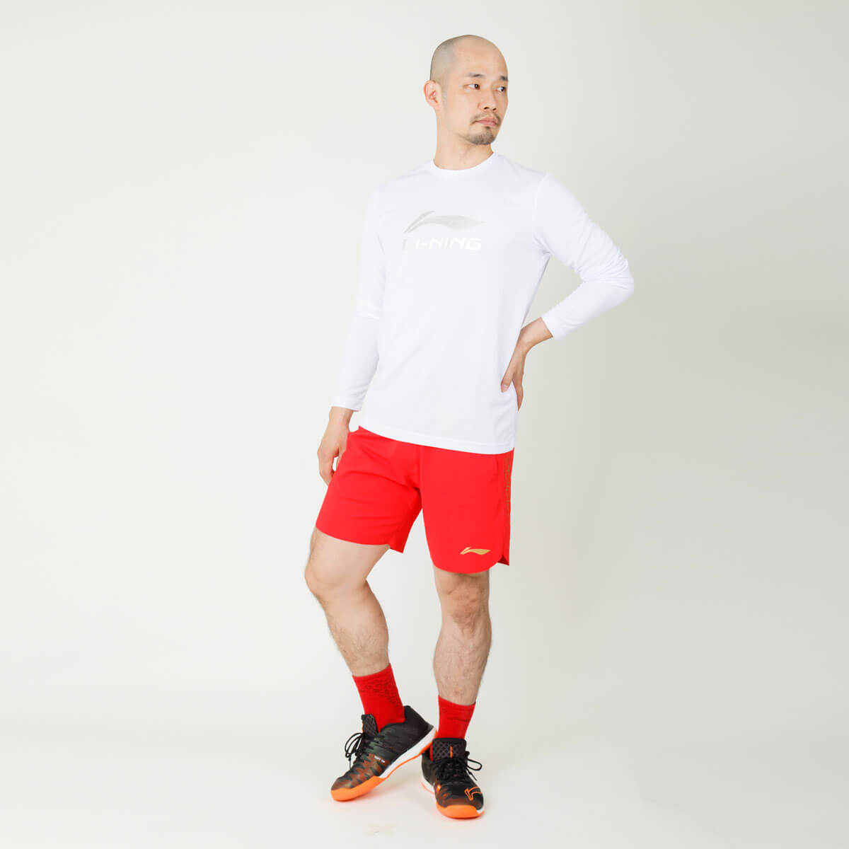 バドミントン ゲームパンツ限定品 L LI-NING AAPR009 ゲームパンツ バドミントンウェア(ユニ/メンズ