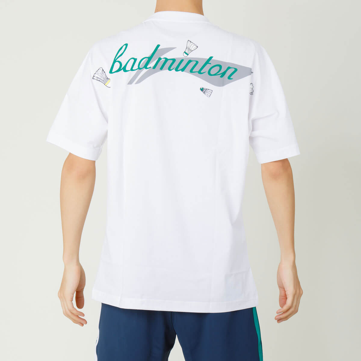 LI-NING AHSR871 トレーニングTシャツ バドミントンウェア(ユニ/メンズ