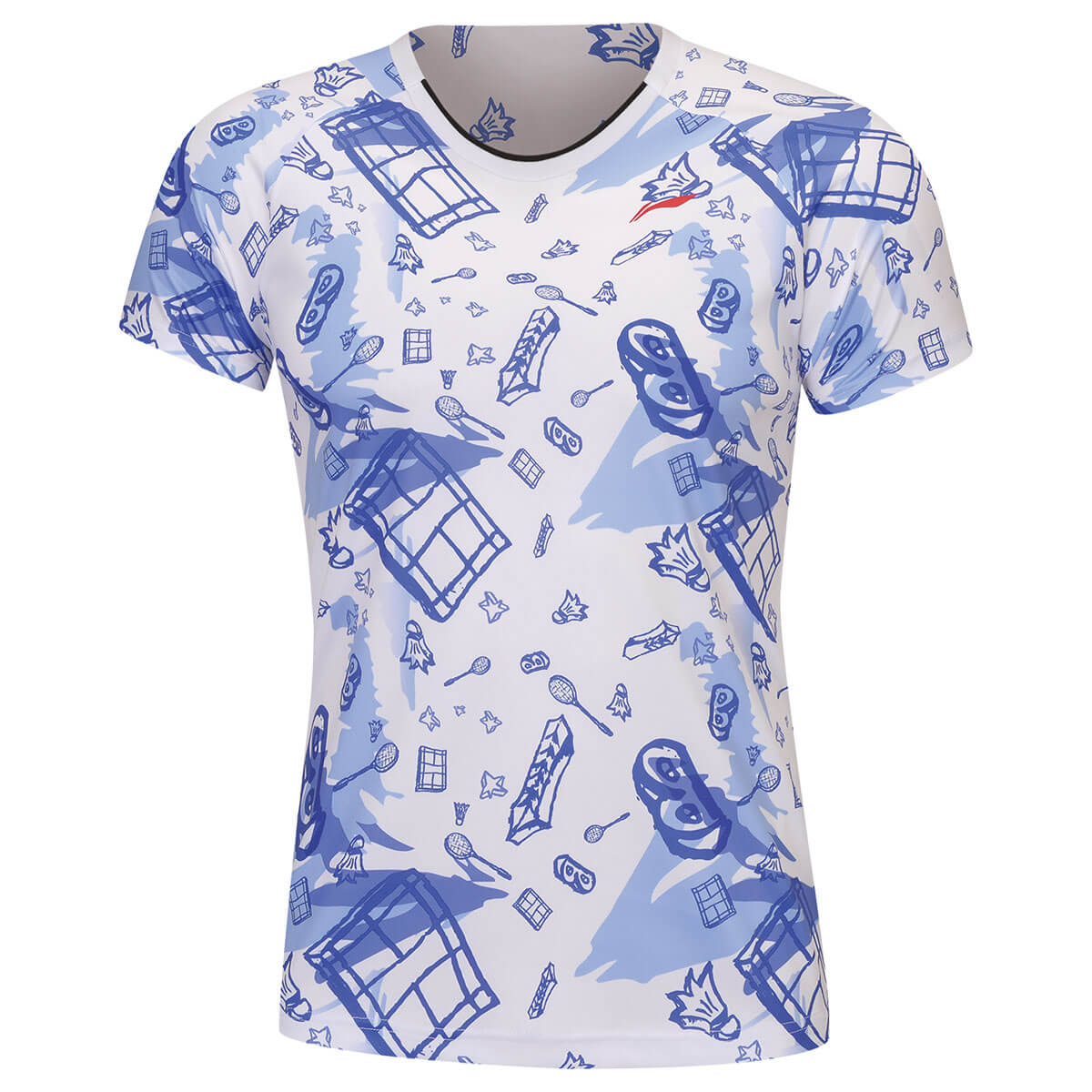 Lining バトミントン シャツ LI-NING AHSS468 トレーニングTシャツ バドミントンウェア