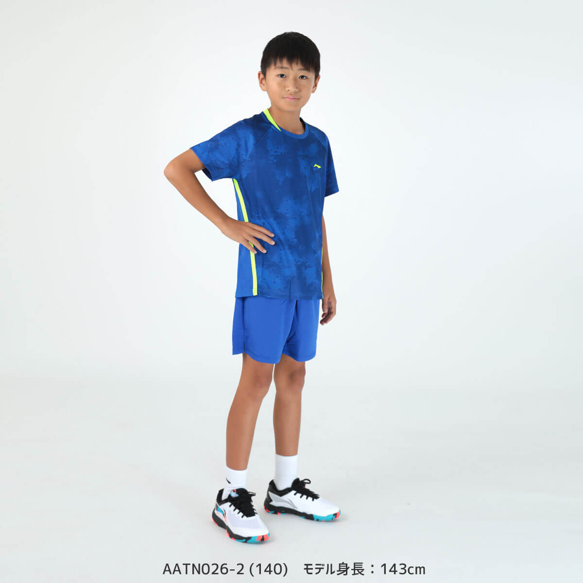 Li-Ning バドミントン シャツ&パンツセット LI-NING リーニン バドミントンウェア『ジュニア』 ゲームシャツ