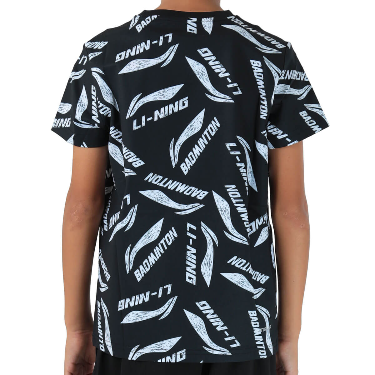 LI-NING AHSR634 トレーニングTシャツ バドミントンウェア(ジュニア