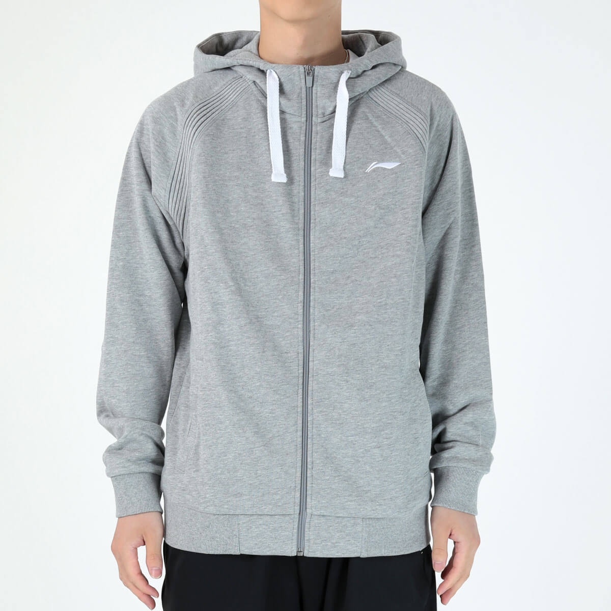 超特価】LI-NING AWDK803 スウェット ウォームアップジャケット(ユニ