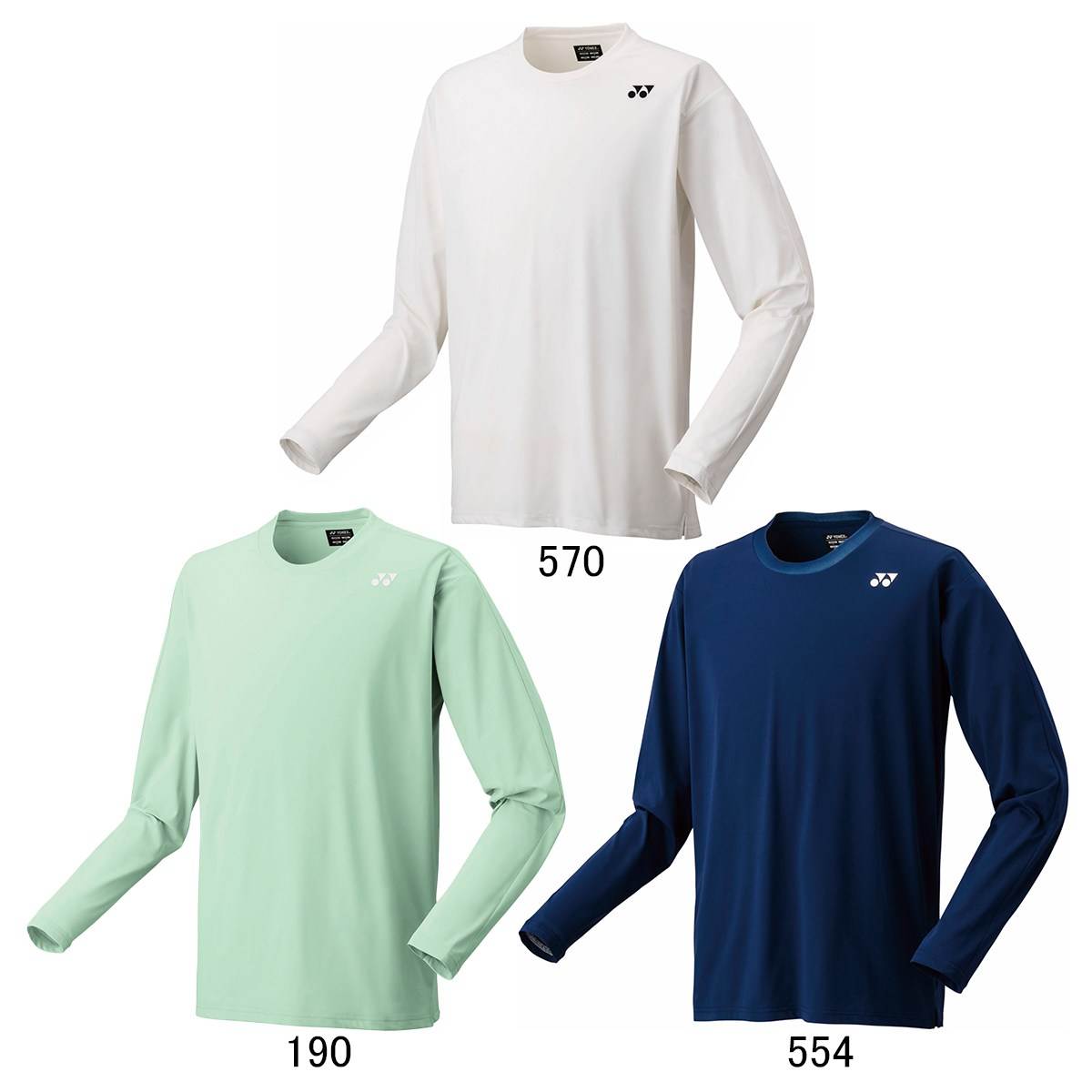YONEX ヨネックス限定ロンT YONEX 16760 ユニロングスリーブTシャツ ウェア(ユニ・メンズ