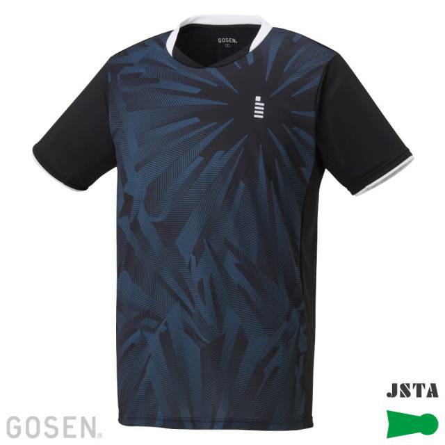 No.4832 GOSEN ゴーセン シャツ ネイビー XO バドミントン GOSEN T2552 ゲームシャツ アパレル ウェア(メンズ・ユニ) テニス