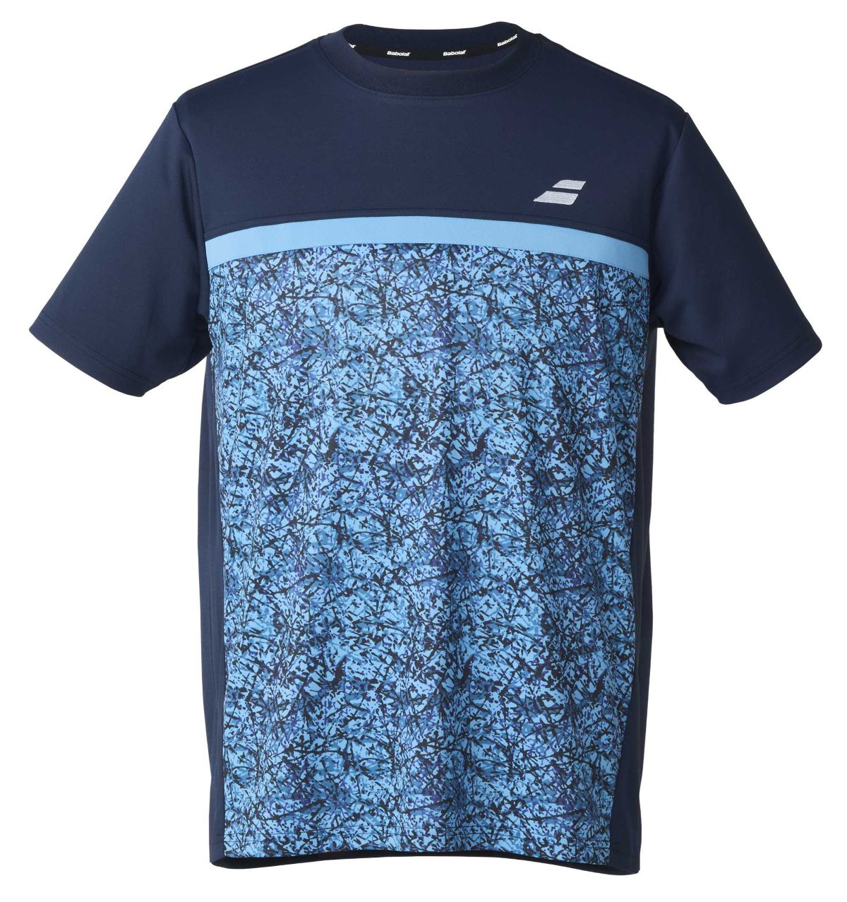 Babolat BUP5562C CLUB SHORT SLEEVE SHIRT 2.0 バドミントン ウェア