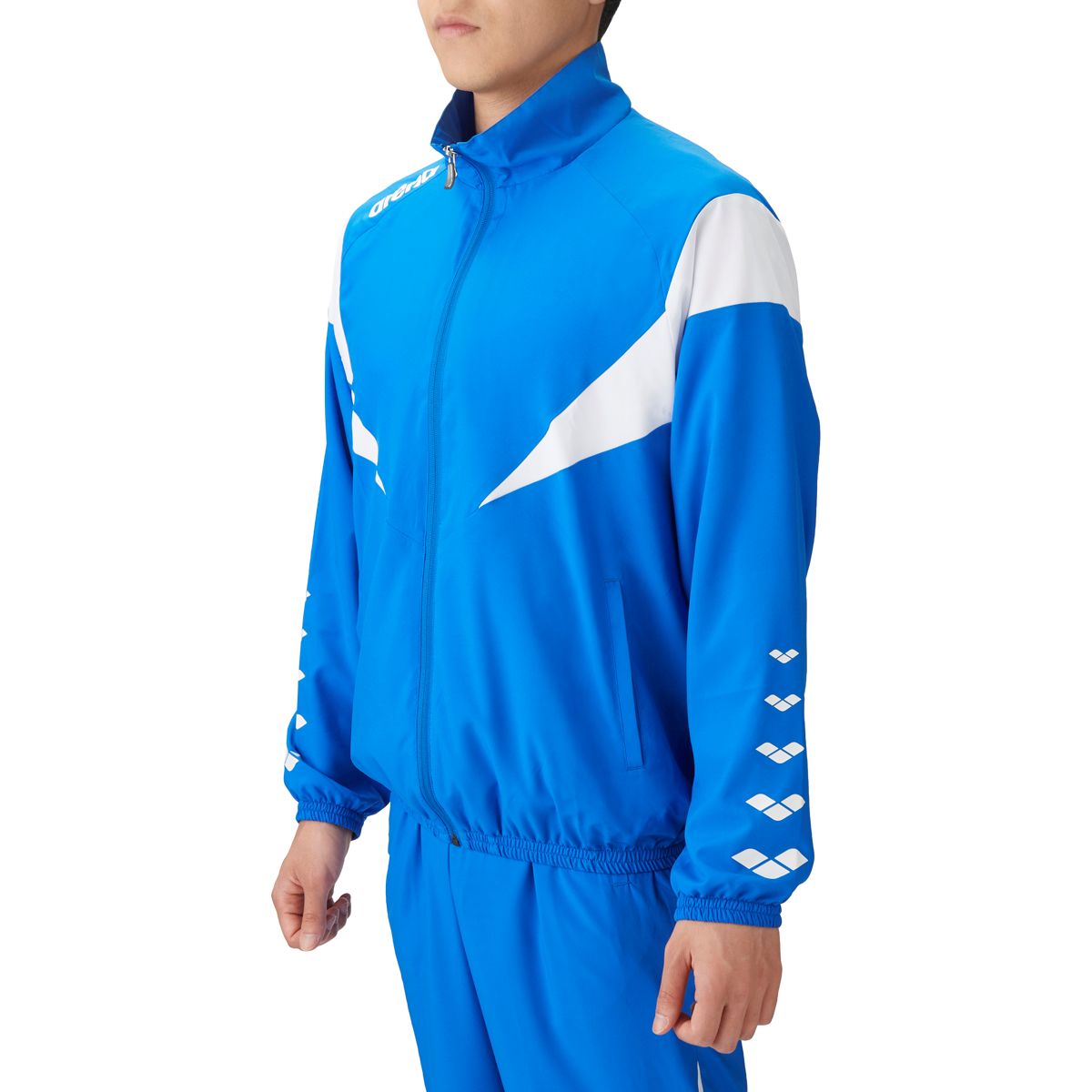 アリーナ 水泳 ジャケット NVWT ネイビー×ホワイト 沖縄配送不可 [取り寄せ][自社](メール便不可) arena ASS4JKU007 ジャケット水泳（競泳）(ユニセックス) 水泳