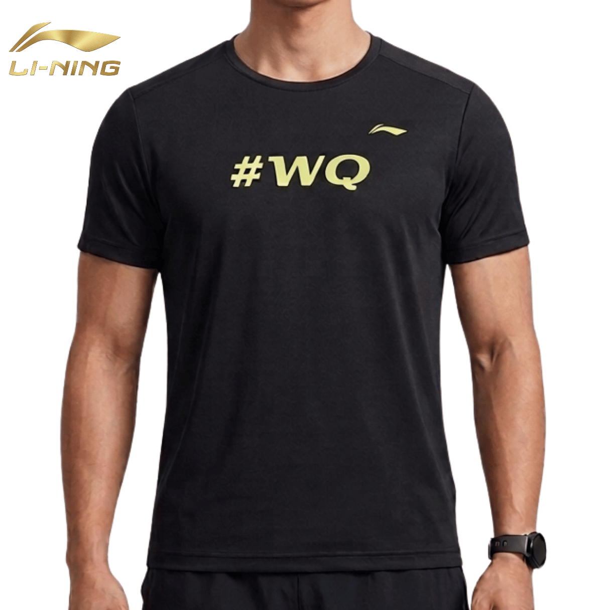 LI-NING ATSR231 渡辺勇大選手 #WQ Tシャツ バドミントンウェア(ユニ