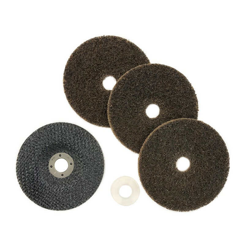 BS クロスサンダー3枚組＋パット 100X15−アラメ 先端工具 ジスク 両頭アクセサリ ペーパー スポンジサンダー