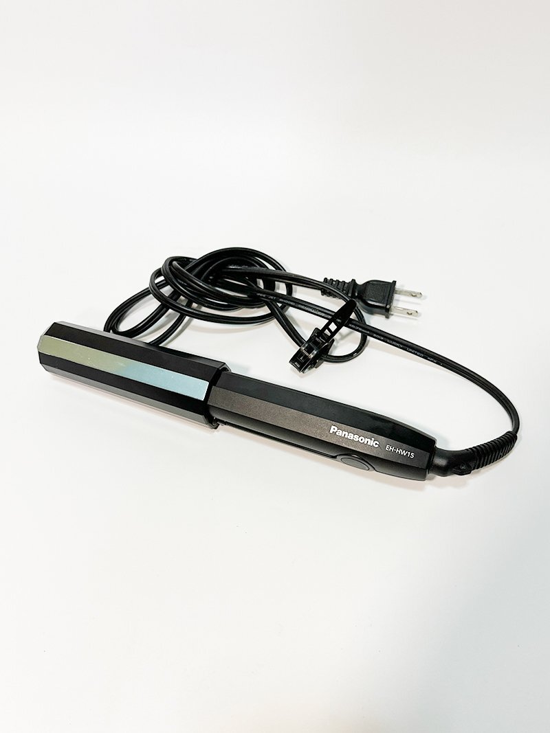 [RR606224611920] Panasonic パナソニック ヘアーアイロン ミニコテ 2Way EH-HW15 コンパクト ヘアケア 約160℃ 生産終了品 キャップ付
