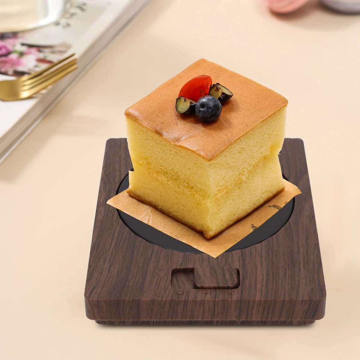 電動カップウォーマー 電動マグウォーマー USB 2段階温度調節可 木目調 マグカップ グラス ステンレス製カップ 哺乳瓶