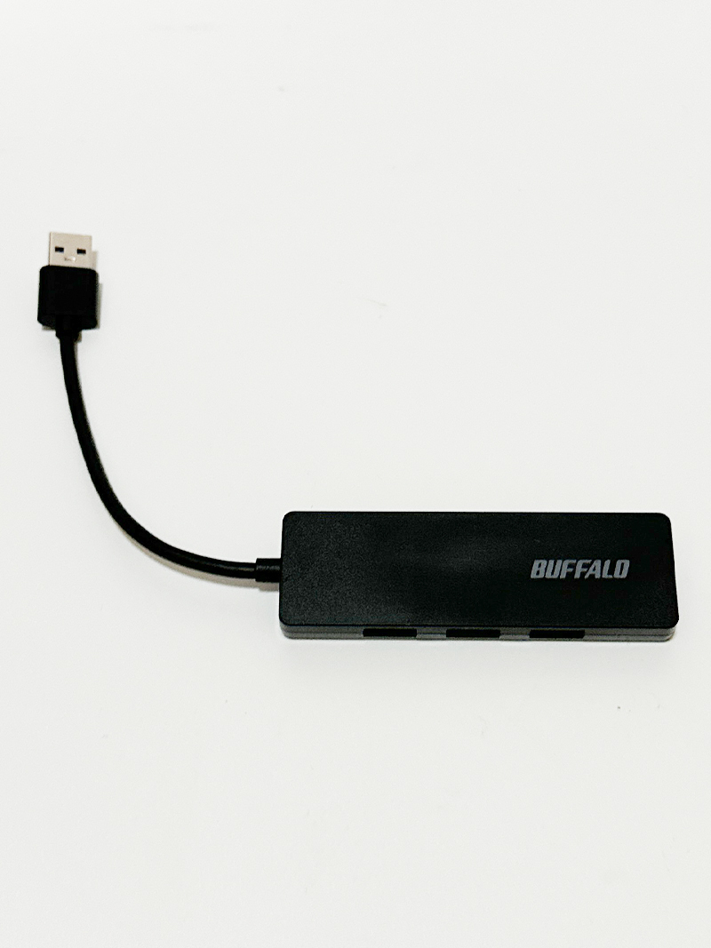バッファロー BUFFALO USB3.0 4ポート バスパワーハブ ブラック BSH4U120U3BK パソコン 周辺機器 コンパクト 小型